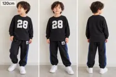 XLARGE KIDS スウェットパンツ ブラック 120cm