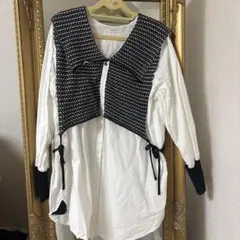 jeanasis レイヤードシャツ