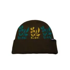 HUF 花柄 ニット帽・ビーニー 茶