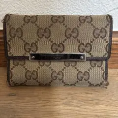 GUCCI GGキャンバス 三つ折り財布のサムネイル
