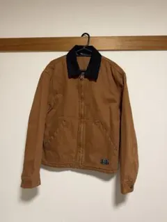 zara ワークジャケット　コンビカラージャケット　ダックジャケット