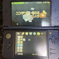 New Nintendo 3DS LL 本体 メタリックブルー カセット2個付き