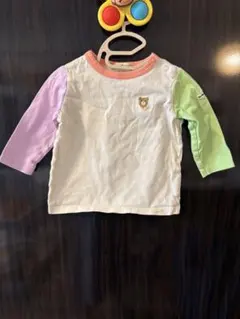 ミキハウス　ホットビスケッツ　長袖Tシャツ（80cm、マルチカラー）