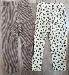 【110サイズ】pairmanon ペアマノン　ボトムス２枚