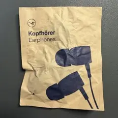 新品未開封 Lufthansa航空 イヤホン ルフトハンザ 有線 イヤフォン