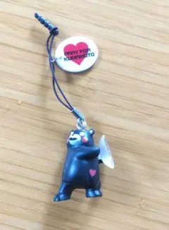 くまモン PRAY FOR KUMAMOTO ストラップ