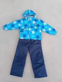 CCLTEAM スキーウェア 130サイズ 青/白 星柄