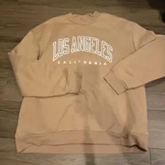 SHEIN LOS ANGELES スウェット ベージュ Lサイズ