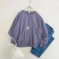 ドアーズDOORS クルーネックニット ウール もちもち オーバーサイズ