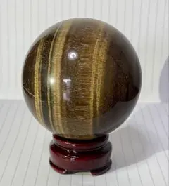86mm 【金運UP】★天然タイガーアイ丸玉YT10A1/194A14A 86mm 【金運UP】☆天然タイガーアイ丸玉YT10A1/194A14A - メルカリ