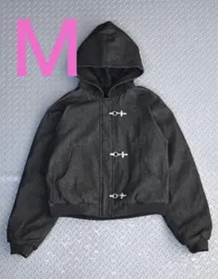 地底人オンライン トグルフックリジットアクティブジャケット黒M短丈