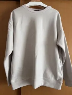 ライトグレー スウェット トレーナー