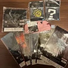 モンスターハンターワイルズ　一番くじ　袋コレクション　タオル　E、F、G、H　賞