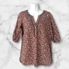 【GREEN LABEL RELAXING】　柄チュニックワンピース