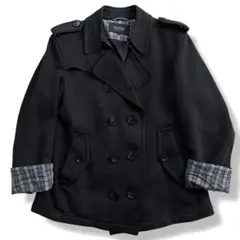 バーバリーブラックレーベル ダブルボタン コットンジャケット ライトアウター L