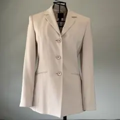 icb ベージュ テーラードジャケット 3ボタン