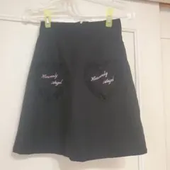 アンクルージュ ミニスカート 블랙