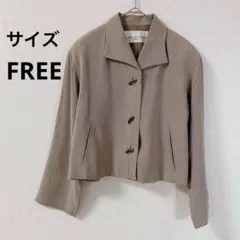 ANTENNE リネン100% テーラードジャケット サイズ42ウールン商会 