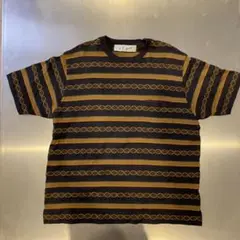 【完売品】bal JACQUARD CREW NECK TEE orange