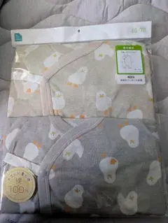 長袖カバーオール肌着　60-70