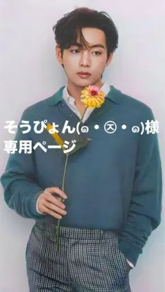 そうぴょん(๑・㉨・๑)様専用ページ BTS V 韓国製作者ポストカード12枚