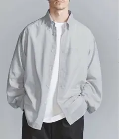 BEAUTY&YOUTH シアー ボタンダウン グランデ シャツ