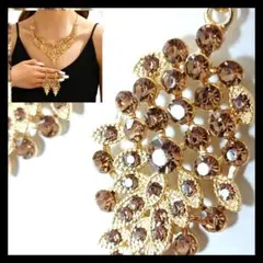 ネックレス ピアス 社交ダンス ブライダル アクセサリー セット 高品質 1cc