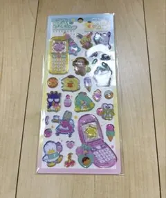 平成はっぴーフォンステッカー　サンリオキャラクターズ
