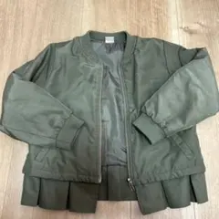 petit main フレアスカート風ジャケット 130 女の子 アウター