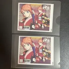 銀魂 オリジナルラベル缶ステッカー 神楽