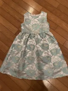 花柄ジャガード ノースリーブ ドレスのサムネイル
