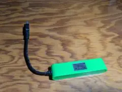 USB2.0 4ポートハブ 緑色