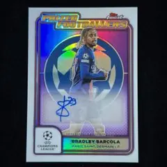 Bradley Barcola バルコラ Topps FInest Auto