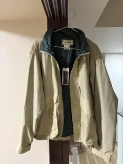 新品タグ付き　L.L.Bean ベージュ/グリーン ジャケット Lサイズ