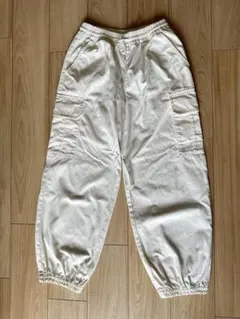 GU GIRLS カーゴジョガーパンツ サイドポケット付 L