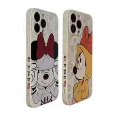 携帯保護カバー ケース iphone13、14 ミニー おしゃれ 耐衝撃