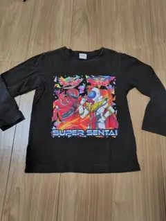 スーパーヒーロー戦隊 長袖カットソー 110　ゼンカイジャー　キラメイジャー