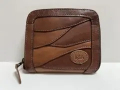 極美品 イビサ IBIZA ☆ レザー 二折財布 コンパクト 財布 焦げ茶 牛革 二つ折り財布 – イビサ オンラインショップ
