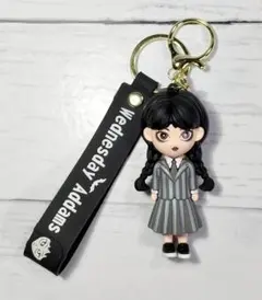 「ウェンズデー/アダムス・ファミリー　マスコット キーホルダー B」jo-db