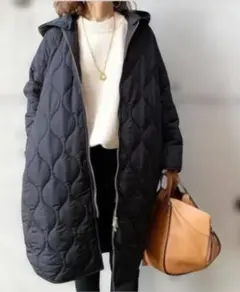 ロング キルティングジャケット