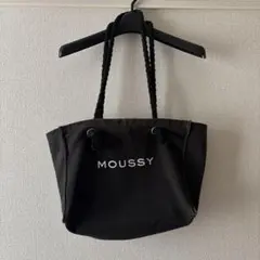 moussy ロゴトートバッグ ブラック