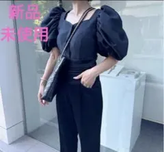 Cygne サイズ1 シーニュ バルーンギャザーブラウス Sarahブラック 