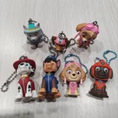 パウ・パトロール　マスコット　キーホルダー　７点セット