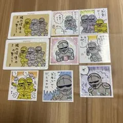 【匿名配送】鎧さん　カード　シール　おまとめセット
