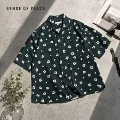 SENSE OF PLACE 総柄 半袖シャツ S 花柄 アーバンリサーチのサムネイル