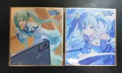 プロセカ 59A 初音ミク ビビミク 光線歌 ミニ色紙 - メルカリ