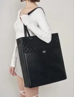 ダーリッチ DDキルティングマルチトートバッグ　ブラック