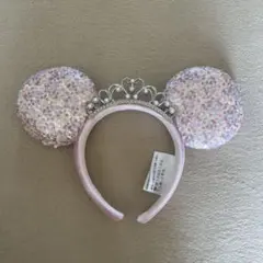 ミニーカチューシャ ティアラ付き 【台湾限定】
