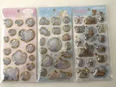 正規品キラッとぷくぷくエアーシール　りらっくますみっこ3枚セット