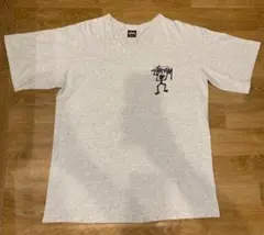 STUSSY ステューシー 半袖 スウェット Tシャツ シャドーマン グレー 
